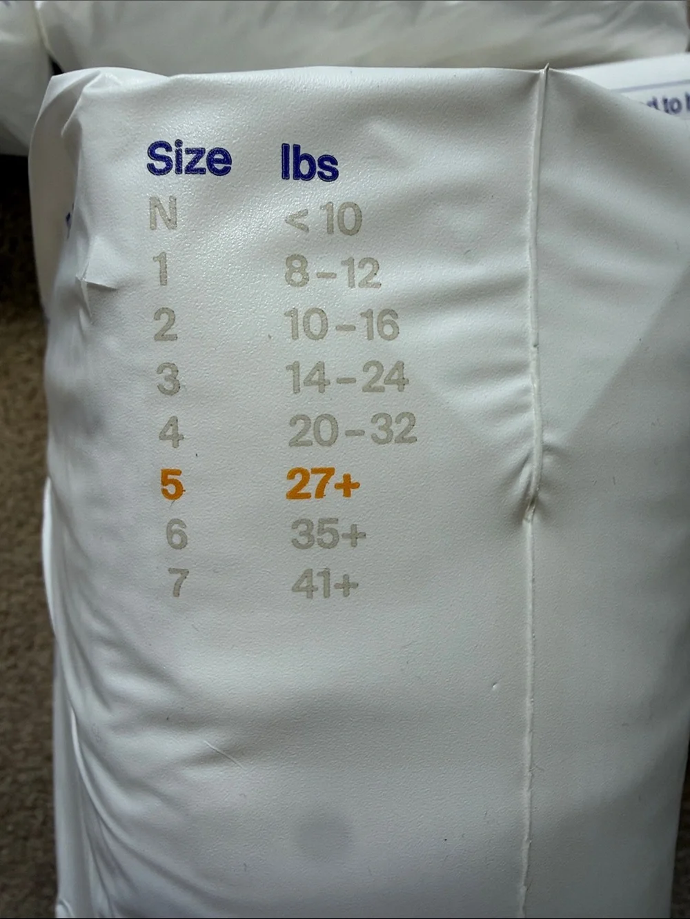 Coterie Diaper Size 5 (4 packs!!) - Picture 3 of 4